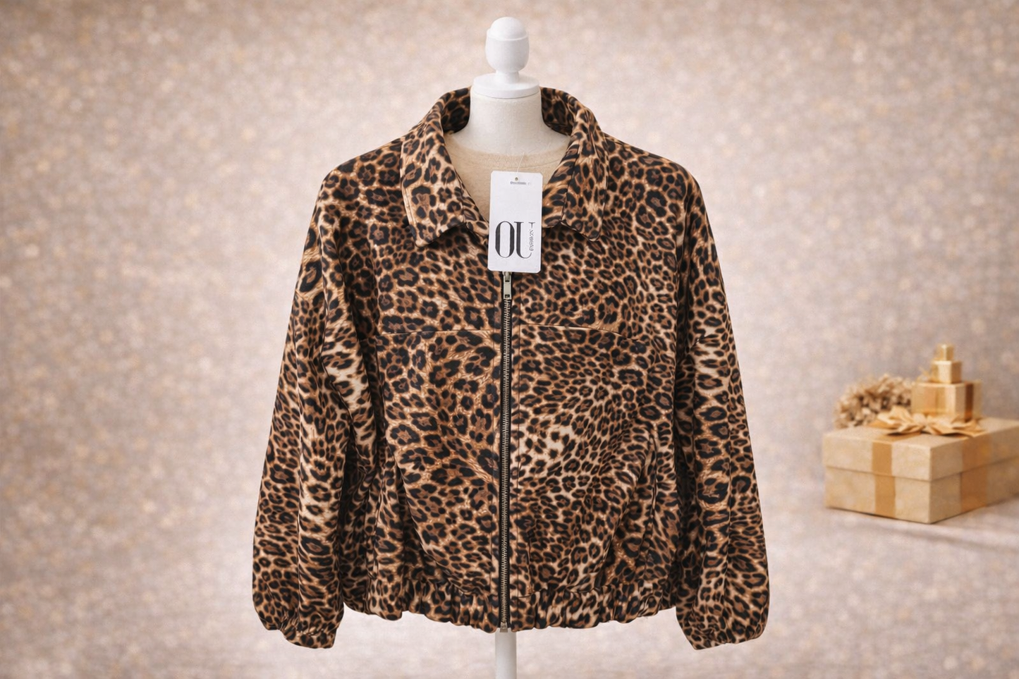 🐆 Veste zippée imprimé léopard – ultra tendance 🐆