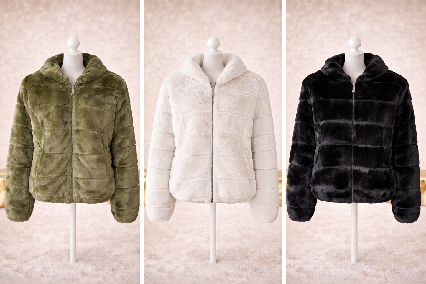 ✨ Veste courte en fausse fourrure – Ultra douce✨